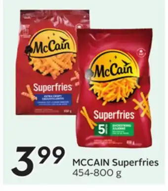 Sobeys MCCAIN Superfries offer