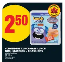 No Frills SCHNEIDERS LUNCHMATE LUNCH KITS, STACKERS or SNACK KITS, 75-120 g offer