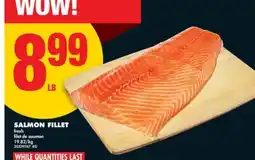 No Frills SALMON FILLET offer