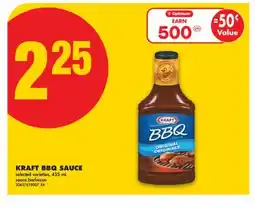 No Frills KRAFT BBQ SAUCE, 455 mL offer