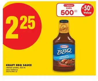 No Frills KRAFT BBQ SAUCE, 455 mL offer