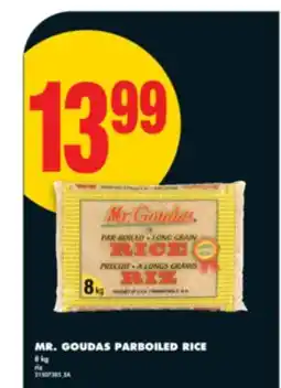 No Frills MR. GOUDAS PARBOILED RICE, 8 kg offer