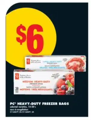 No Frills PC HEAVY-DUTY FREEZER BAGS, 10-38's offer