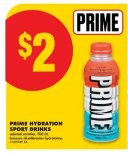 No Frills PRIME HYDRATION SPORT DRINKS, 500 mL offer
