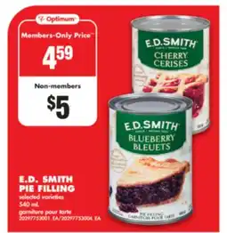 No Frills E.D. SMITH PIE FILLING, 540 mL offer