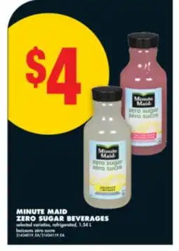 No Frills MINUTE MAID ZERO SUGAR BEVERAGES, 1.54 L offer