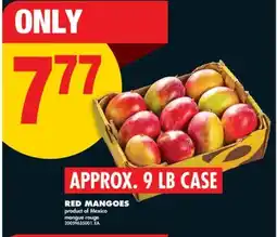 No Frills RED MANGOES, APPROX. 9 LB CASE offer