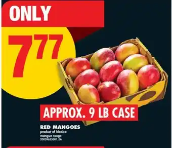 No Frills RED MANGOES, APPROX. 9 LB CASE offer