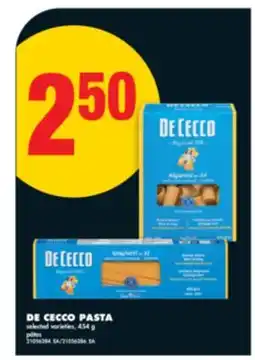No Frills DE CECCO PASTA, 454 g offer