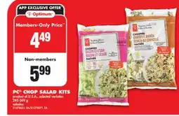 No Frills PC CHOP SALAD KITS, 285-369 g offer