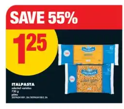 No Frills ITALPASTA, 750 g offer