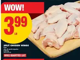 No Frills SPLIT CHICKEN WINGS offer