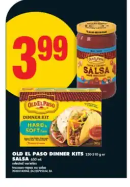 No Frills OLD EL PASO DINNER KITS 250-510 g or SALSA 650 mL offer