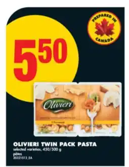 No Frills OLIVIERI TWIN PACK PASTA, 450/500 g offer