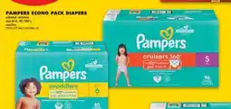 No Frills PAMPERS ECONO PACK DIAPERS, 58-180's offer