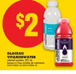 No Frills GLACEAU VITAMINWATER, 591 mL offer