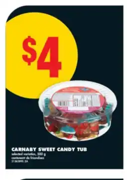 No Frills CARNABY SWEET CANDY TUB, 500 g offer