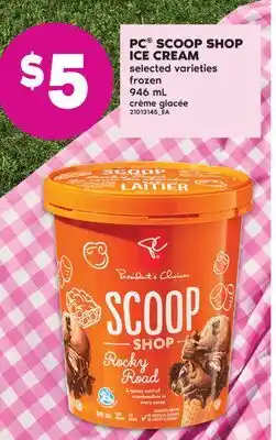 No Frills PC SCOOP SHOP ICE CREAM 946 mL offer
