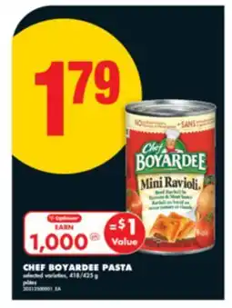 No Frills CHEF BOYARDEE PASTA, 418/425 g offer