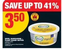 No Frills BECEL MARGARINE or PLANT BASED BUTTER 427/454 g offer