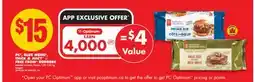 No Frills PC , BLUE MENU , THICK & JUICY or FREE FROM BURGERS, 1.02-1.36 kg offer