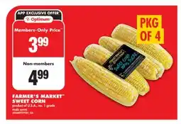 No Frills FARMER'S MARKET SWEET CORN, PKG OF 4 offer