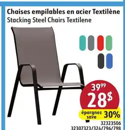 Sushi Shop Stacking Steel Chairs Textilene offer