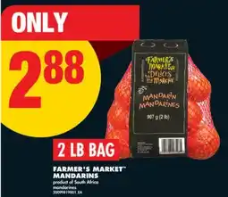 No Frills FARMER'S MARKET MANDARINS 2 LB BAG offer