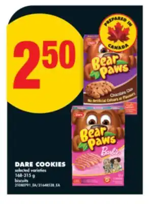 No Frills DARE COOKIES 168-315 g offer
