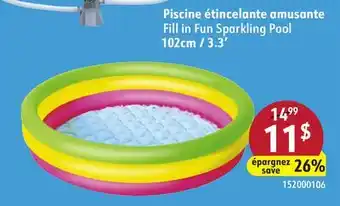 Sushi Shop Fill in Fun Sparkling Pool offer