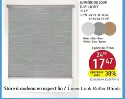 Sushi Shop Linen Look Roller Blinds offer