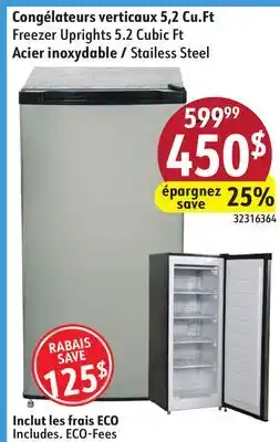 Sushi Shop Freezer Uprights 5.2 Cubic Ft offer