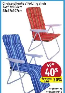 Sushi Shop Folding chair offer