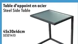 Sushi Shop Steel Side Table offer