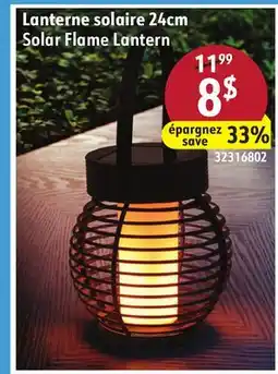 Sushi Shop Lanterne solaire 24cm Solar Flame Lantern offer