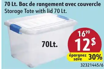 Sushi Shop Storage Tote with lid 70 Lt offer