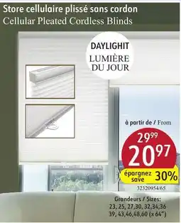 Sushi Shop Cellular Pleated Cordless Blinds offer