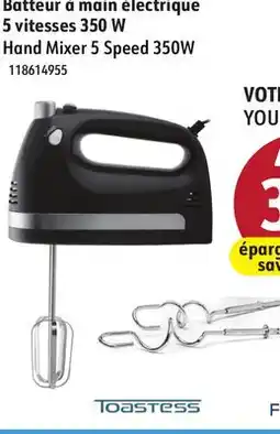 Sushi Shop Hand Mixer 5 Speed 350W offer
