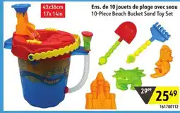Sushi Shop 10-Piece Beach Bucket Sand Toy Set offer