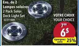 Sushi Shop 2 Pack Solar Deck Light Set offer