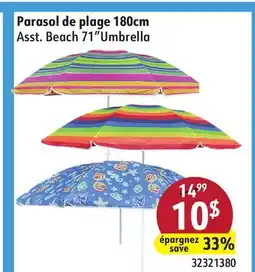 Sushi Shop Asst. Beach 71Umbrella offer