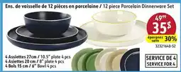 Sushi Shop 12 piece Porcelain Dinnerware Set offer