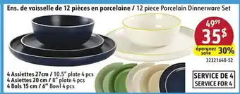 Sushi Shop 12 piece Porcelain Dinnerware Set offer