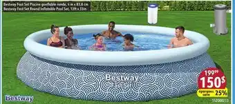 Sushi Shop Bestway Fast Set Round Inflatable Pool Set, 13ft x 33in offer