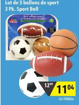 Sushi Shop 3 Pk. Sport Ball offer