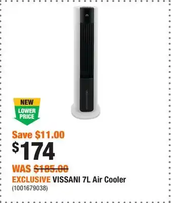 Home Depot EXCLUSIVE VISSANI 7L Air Cooler offer