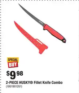 Home Depot 2-PIECE HUSKY Fillet Knife Combo offer