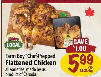 Farm Boy Farm Boy Chef-Prepped Flattened Chicken offer