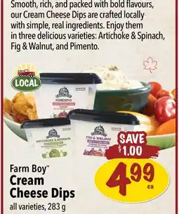 Farm Boy Farm Boy Cream Cheese Dips offer