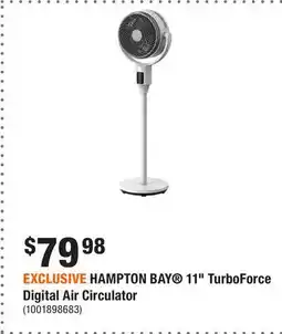 Home Depot EXCLUSIVE HAMPTON BAY 11 TurboForce Digital Air Circulator offer